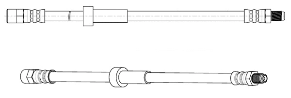 Flexible de frein CEF 512779
