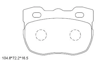Kit de plaquettes de frein, frein à disque ASIMCO KD6205