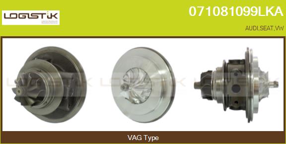 Groupe carter, turbocompresseur LGK 071081099LKA