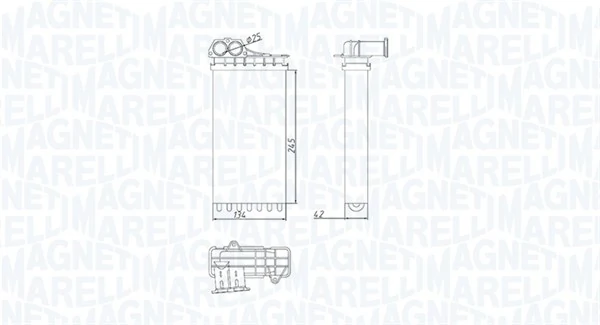 Système de chauffage MAGNETI MARELLI 350218436000