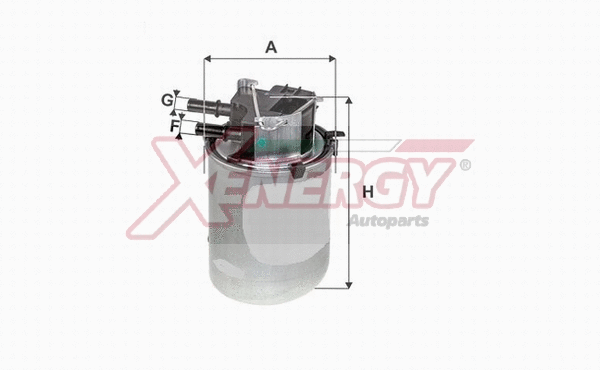 Filtre à carburant AP XENERGY X1598578