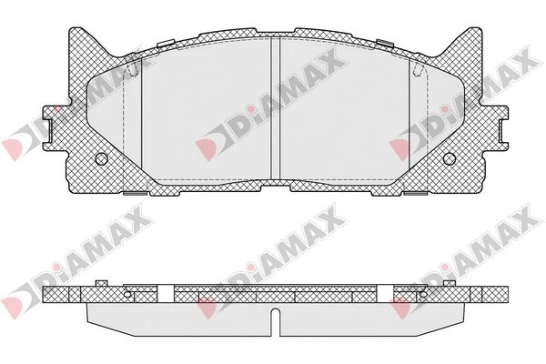 Kit de plaquettes de frein, frein à disque DIAMAX N09587