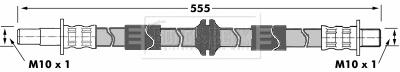 Flexible de frein BORG & BECK BBH7305
