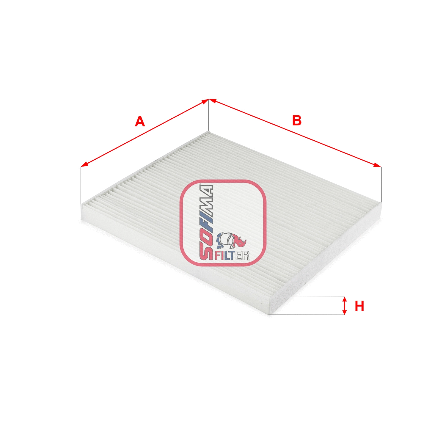 Filtre, air de l'habitacle SOFIMA S 3326 C