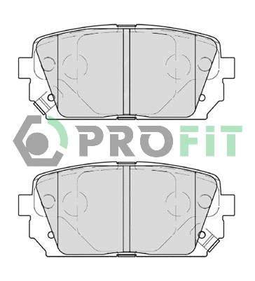 Kit de plaquettes de frein, frein à disque PROFIT 5000-4193