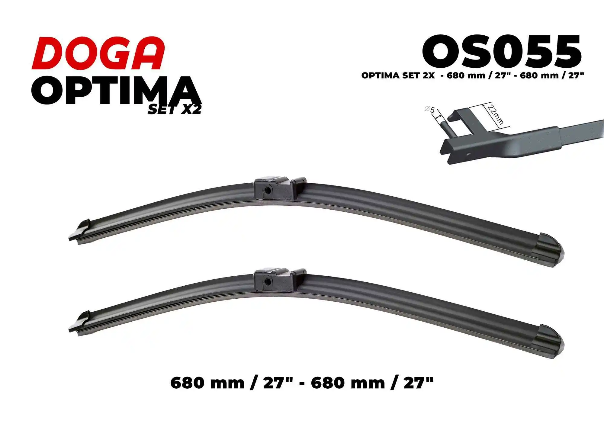 Balai d'essuie-glace DOGA OS055