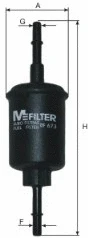 Filtre à carburant MFILTER BF 673