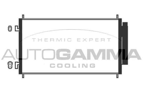 Condenseur, climatisation AUTOGAMMA 105422