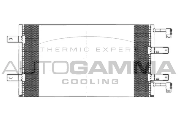 Condenseur, climatisation AUTOGAMMA 103249