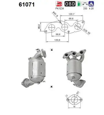 Catalyseur AS 61071