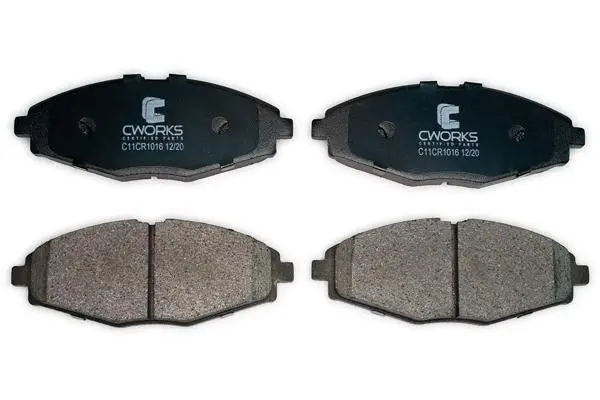 Kit de plaquettes de frein, frein à disque CWORKS C11CR1016