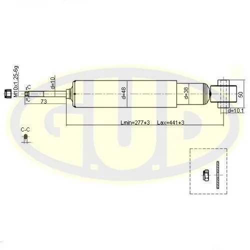 Amortisseur G.U.D. GSA343316