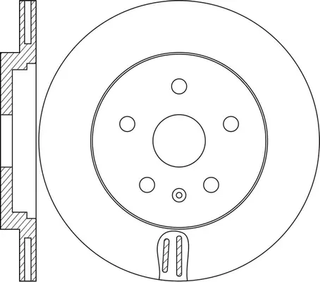 Disque de frein FIT FR1080V