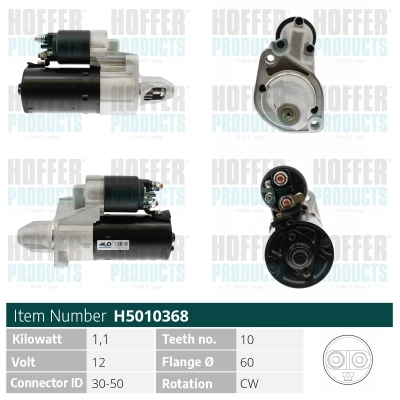 Démarreur HOFFER H5010368