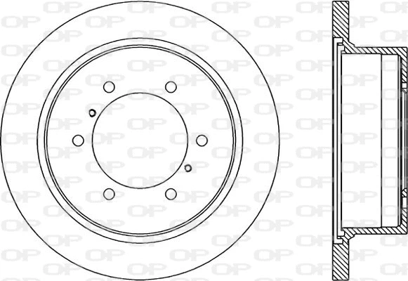 Disque de frein OPEN PARTS BDA1790.10