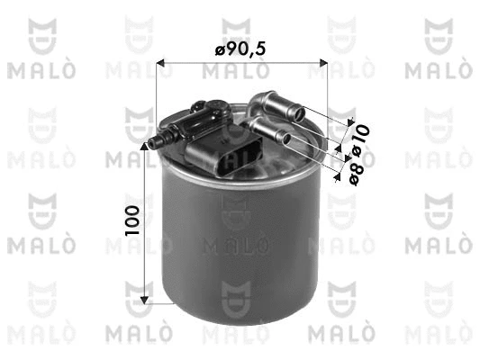 Filtre à carburant AKRON-MALÒ 1520250