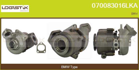 Turbocompresseur, suralimentation LGK 070083016LKA