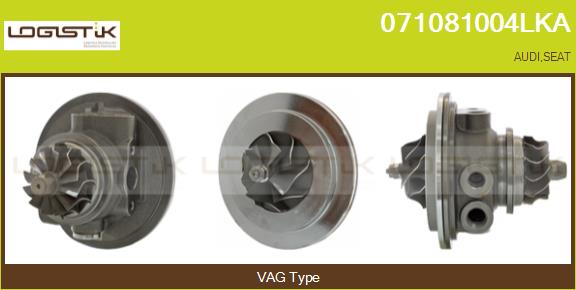 Groupe carter, turbocompresseur LGK 071081004LKA