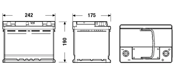 Batterie de démarrage TUDOR TL600