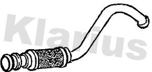 Tuyau d'échappement KLARIUS 110447