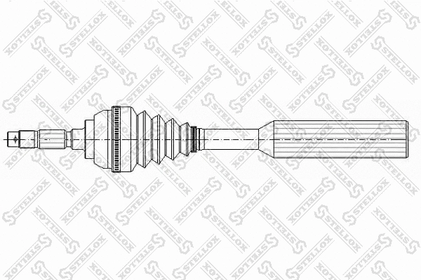 Arbre de transmission STELLOX 158 1053-SX