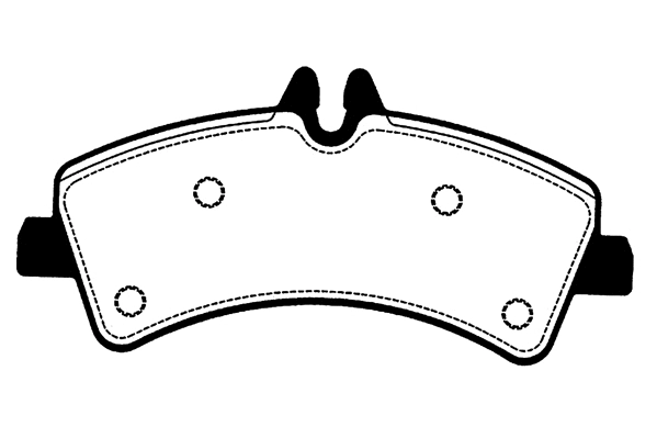 Kit de plaquettes de frein, frein à disque Technika 02208B