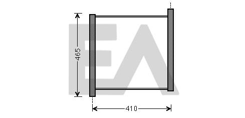 Radiateur, refroidissement du moteur EACLIMA 31R44001