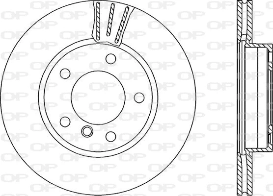 Disque de frein OPEN PARTS BDR1093.20