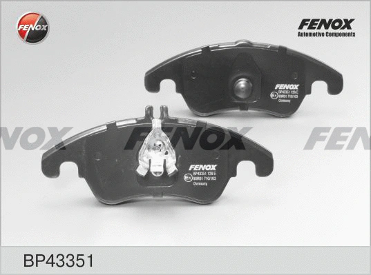 Kit de plaquettes de frein, frein à disque FENOX BP43351