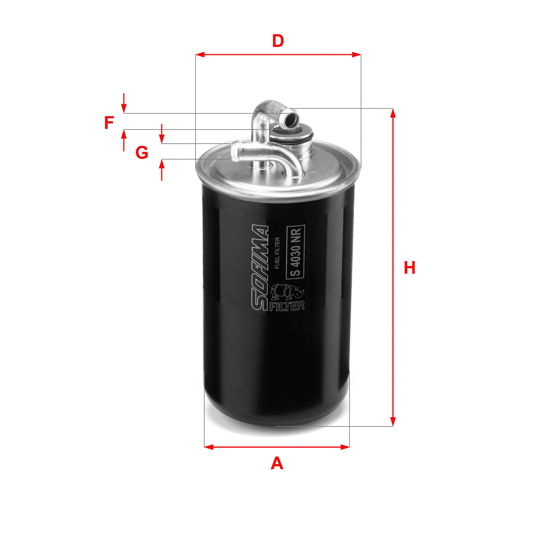 Filtre à carburant SOFIMA S 4030 NR