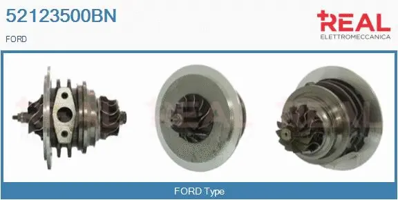 Groupe carter, turbocompresseur REAL 52123500BN