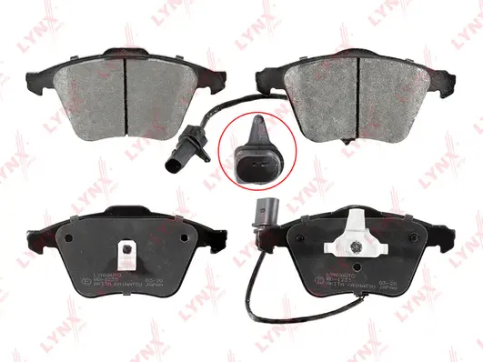 Kit de plaquettes de frein, frein à disque LYNXAUTO BD-1233