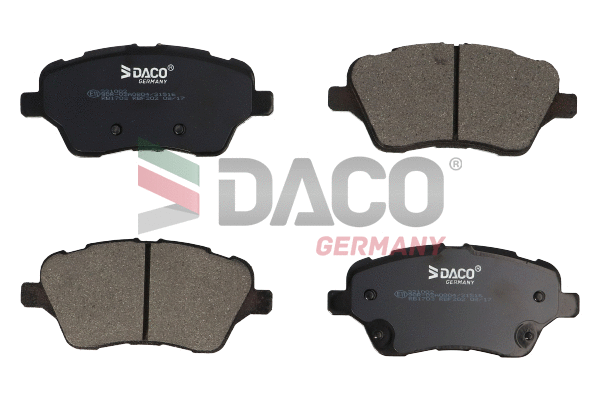 Kit de plaquettes de frein, frein à disque DACO Germany 321002