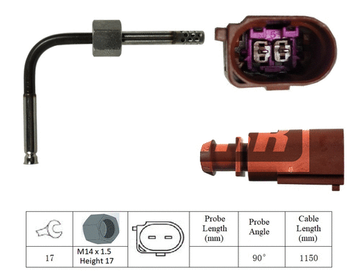 Capteur, température des gaz LEMARK LXT012