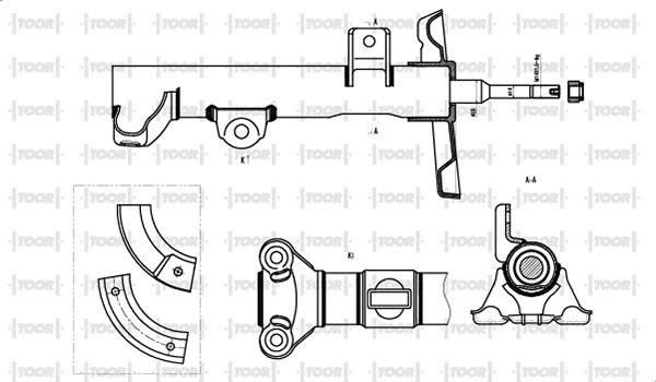 Amortisseur TOOR SG12200