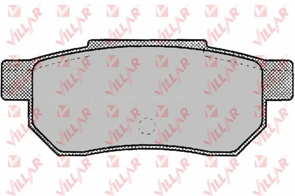 Kit de plaquettes de frein, frein à disque VILLAR 626.0072