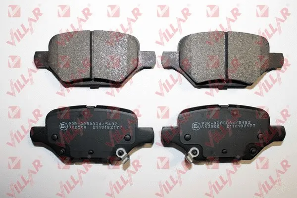 Kit de plaquettes de frein, frein à disque VILLAR 626.2177