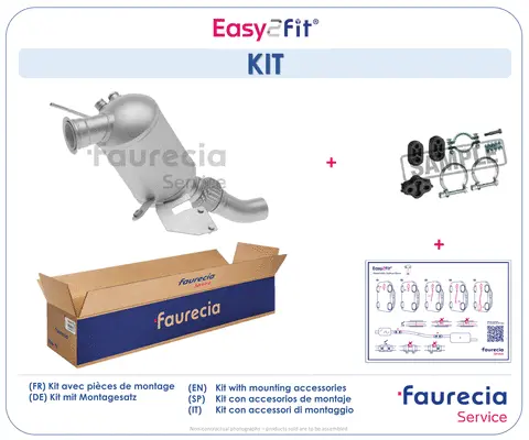 Filtre à particules / à suie, échappement Faurecia FS10171F