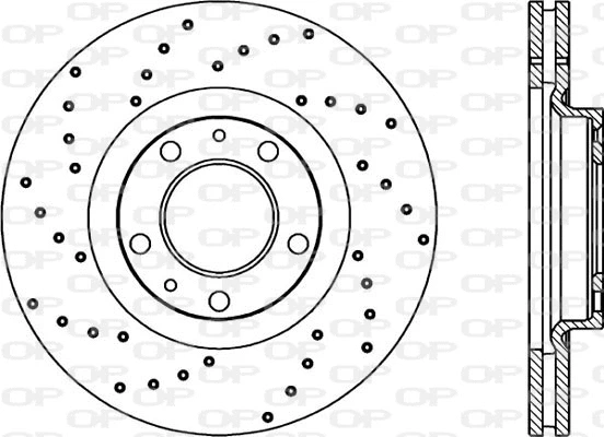 Disque de frein OPEN PARTS BDRS1898.25