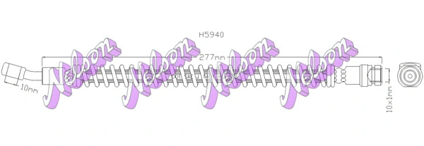 Flexible de frein KAWE H5940