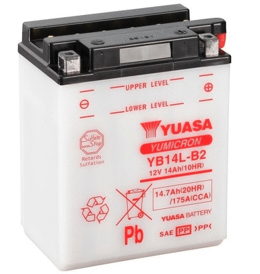 Batterie de démarrage YUASA YB14L-B2