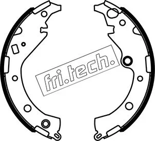 Jeu de mâchoires de frein fri.tech. 1115.339