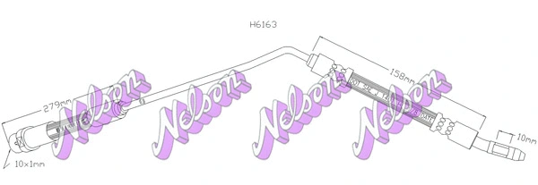 Flexible de frein KAWE H6163