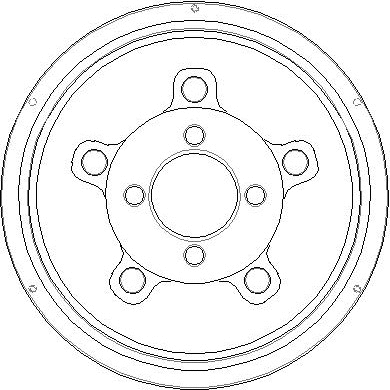 Tambour de frein National NDR253