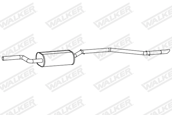 Silencieux arrière WALKER 24337