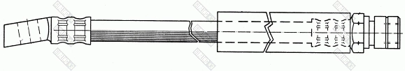 Flexible de frein GIRLING 9004243