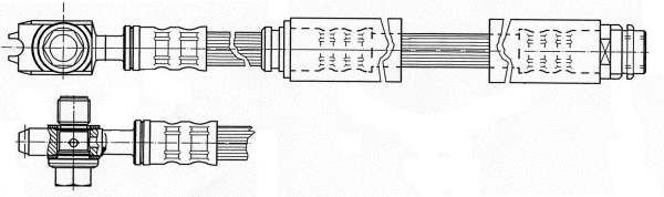 Flexible de frein CEF 511924