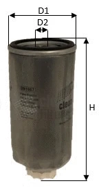 Filtre à carburant CLEAN FILTERS DN1967