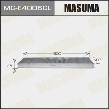 Filtre, air de l'habitacle MASUMA MC-E4006CL