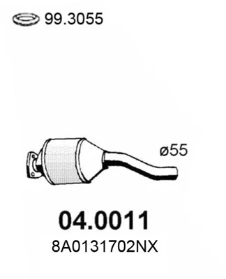 Catalyseur ASSO 04.0011